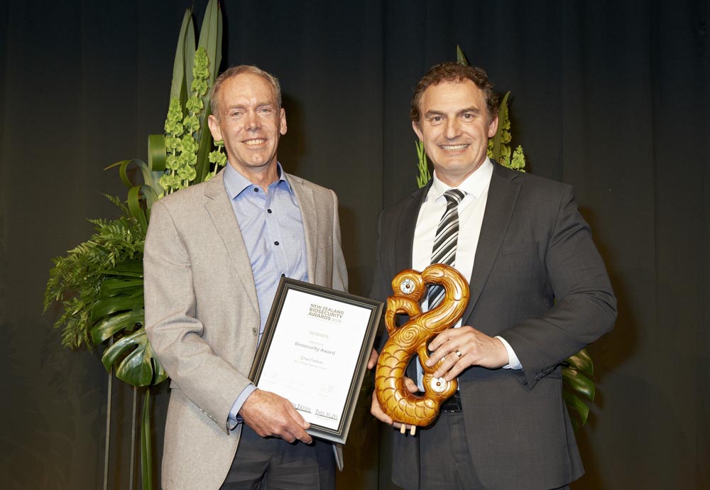 Winner: Greg Corbett, Biosecurity Manager, Bay of Plenty Regional Council - Minister's Biosecurity Award