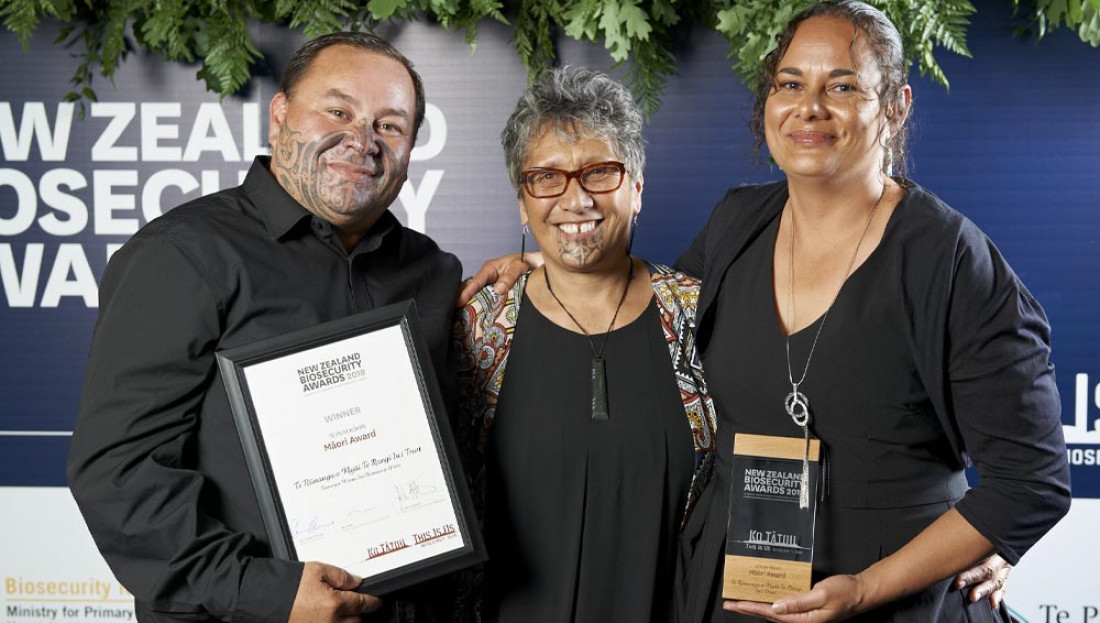 Te Runanga o Ngai Te Rangi Iwi Trust 2018 Biosecurity Maori Award Winner 1000 x 690