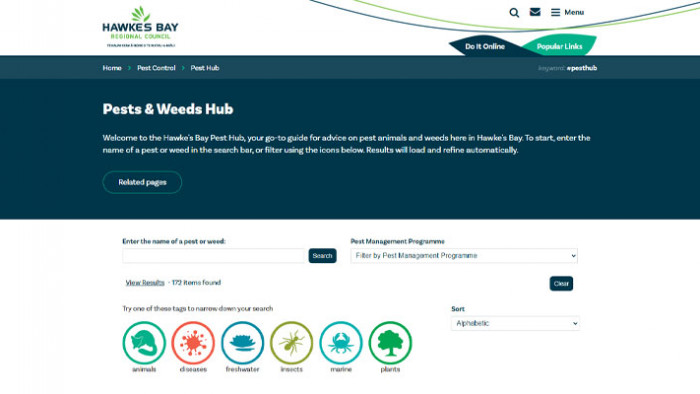 Pests & Weed Hub - Hawke's Bay Regional Council 
