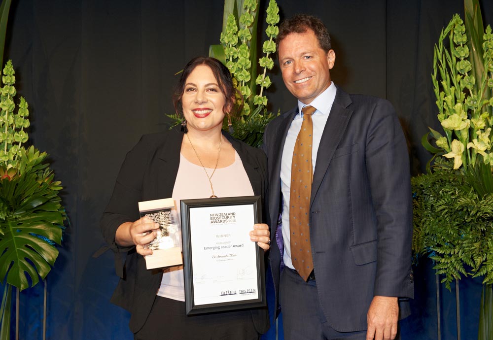 Winner: Dr Amanda Black, Te Kawerau ā Maki - AsureQuality Emerging Leader Award