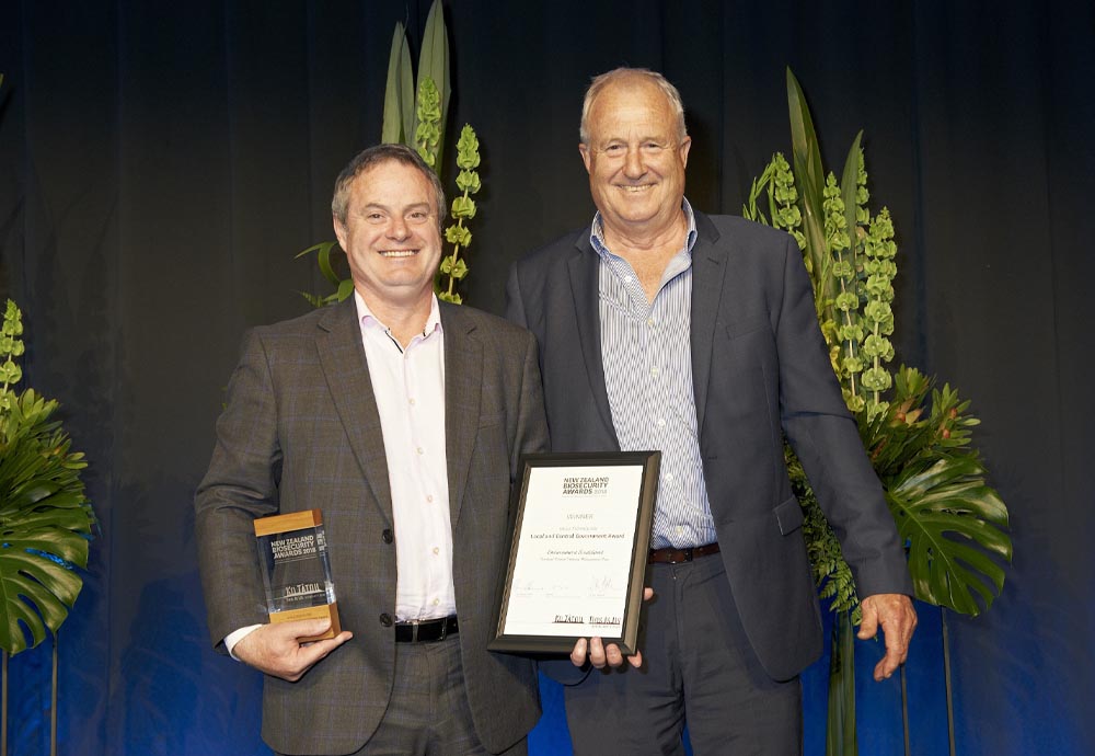 Winner: Environment Southland - New Zealand Biosecurity Supreme Award and Eagle Technology Local and Central Government Award