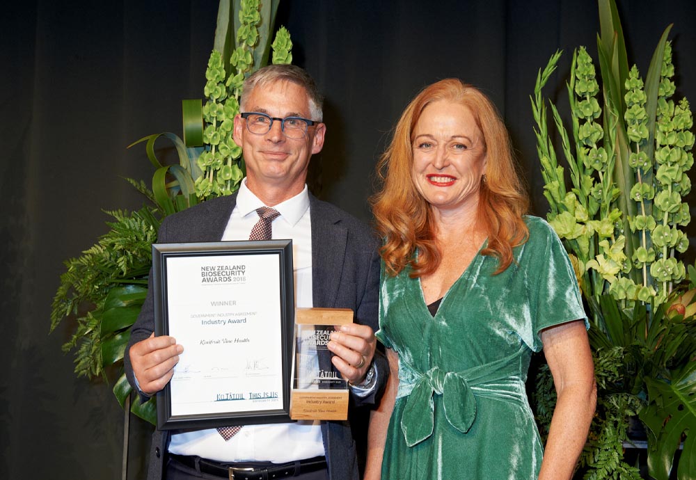 Winner: Kiwifruit Vine Health - Government Industry Agreement (GIA) Industry Award