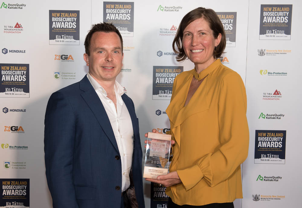 Winner: Dr Mary van Andel, MPI - Eagle Technology Local and Central Government Award
