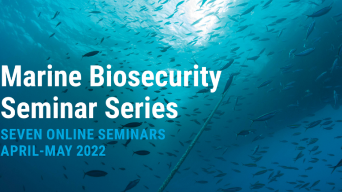 Marine Biosecurity Seminar Series 2022 banner