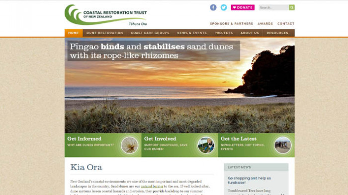 Coastal Restoration Trust website thumbnail 720 x 400