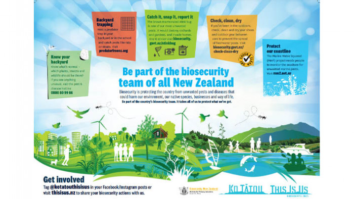 Get involved in biosecurity poster - House of Science