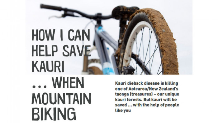 Guidelines for mountain bikers to help save kauri