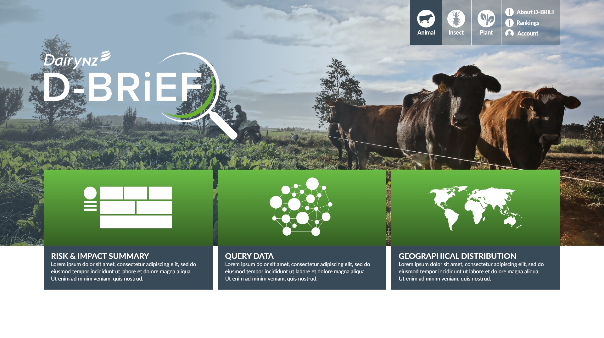 Finalist: DairyNZ – Dairy Biosecurity Risk Identification and Evaluation Framework (DBRiEF)